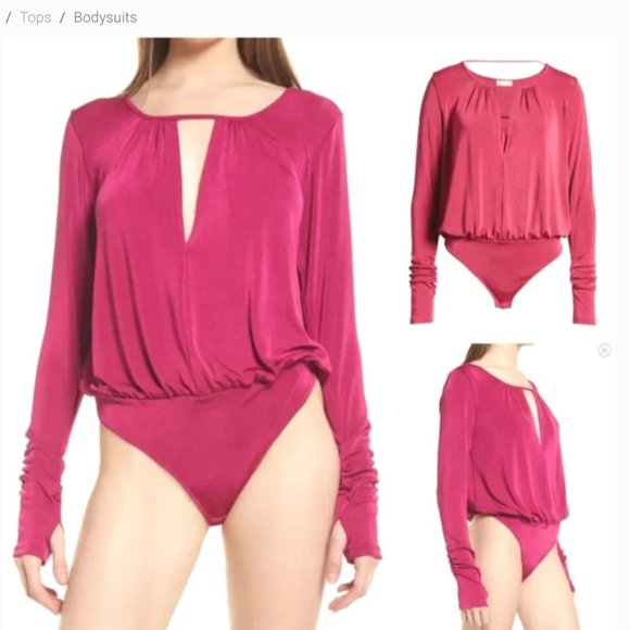 Free People Tops - NWT FREE PEOPLE KAYA ROSE HYPNOTIC BODYSUIT S SMALL